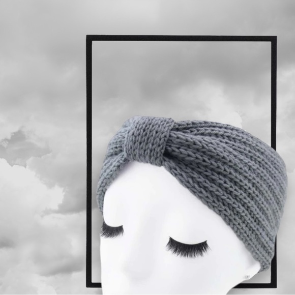 Knitted woven knit headbands bow *brand-new* 2 pcs - Picture 2 of 4